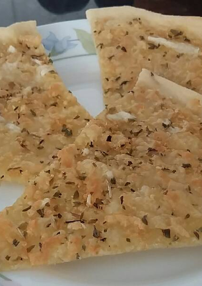 Una foto de Pizza de ajo