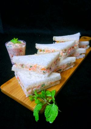 A picture of Cold Salad Sandwich.