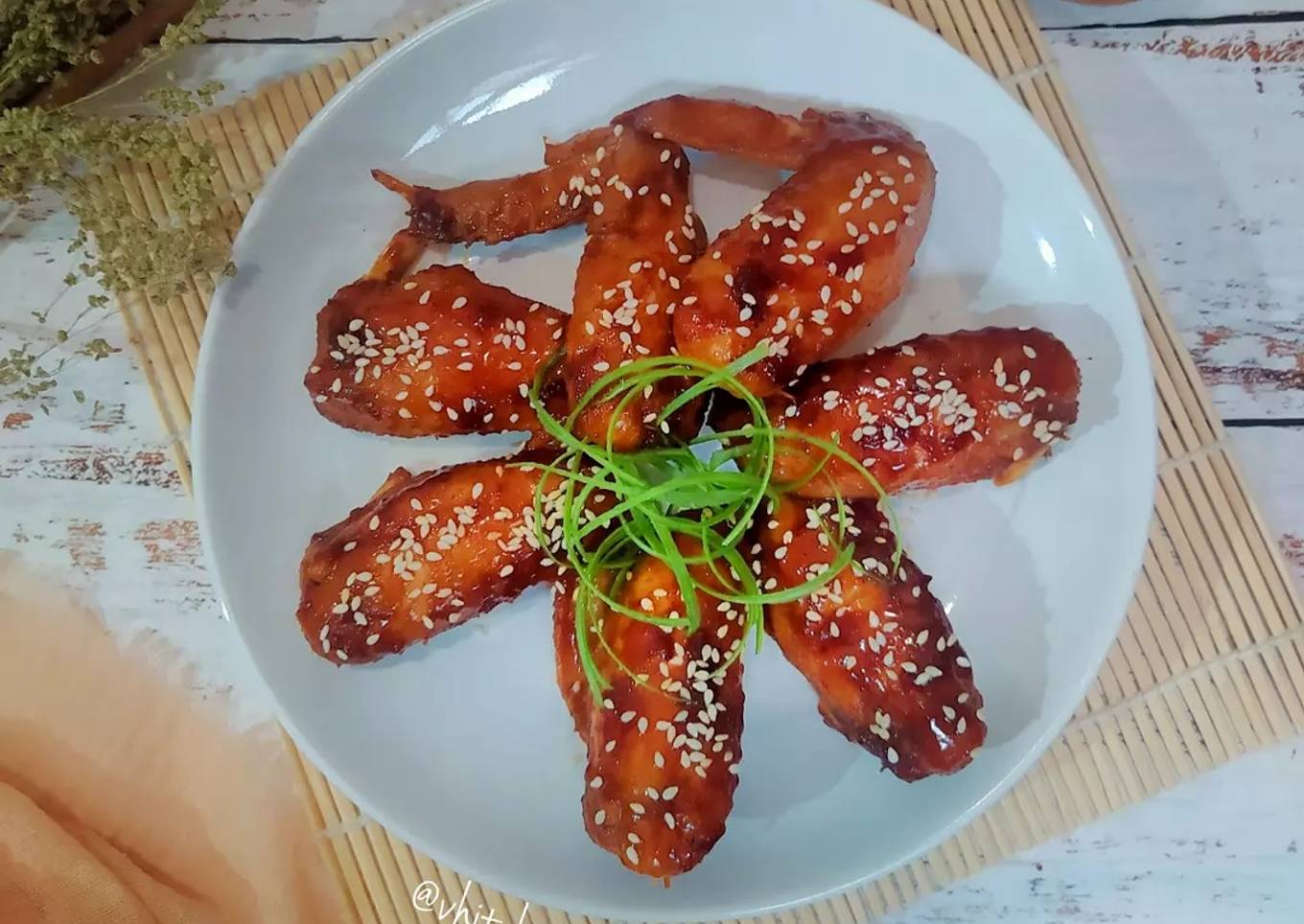 Honey Korean Chicken Wings