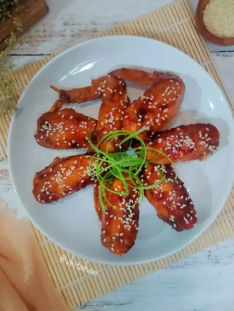 Cara Gampang Membuat Resep Honey Korean Chicken Wings yang Bikin Ngiler Anti Ribet, Uenak Banget