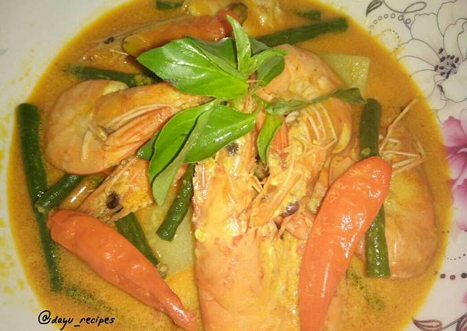 Gulai udang ala Mrs. Manan