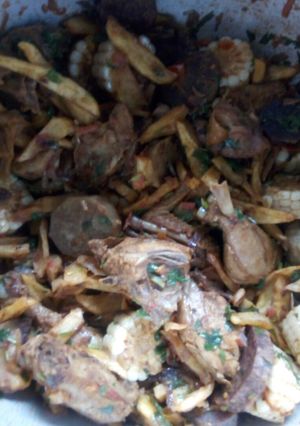 A picture of Kuku mix.