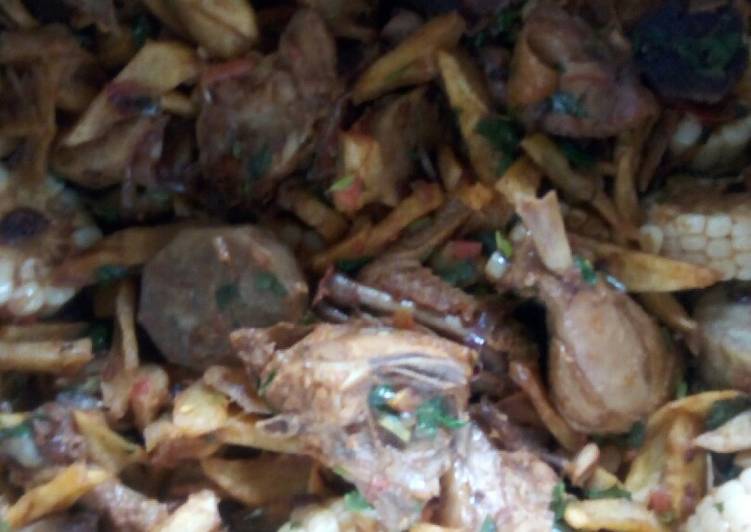 Steps to Prepare Favorite Kuku mix