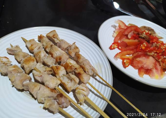 Resep Sate ayam teflon Anti Gagal