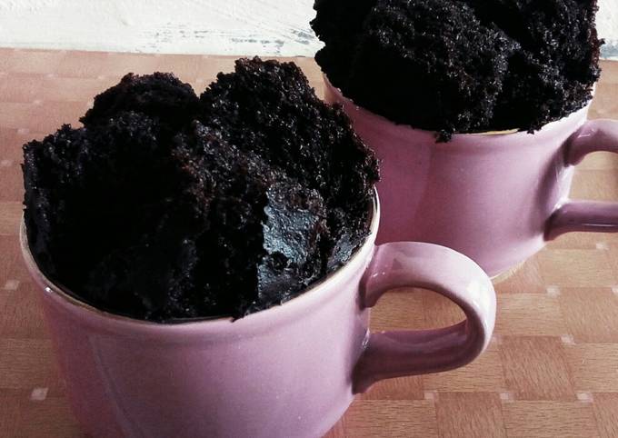 Bolu kukus mug cake coklat lembutt