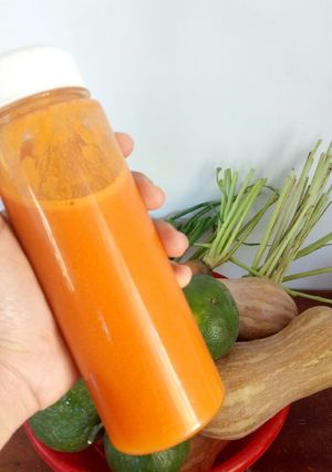 Hình của món Nước ép cam cà rốt.