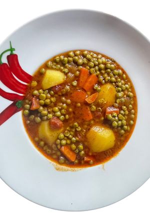 Φωτογραφία της συνταγής Αρακάς κοκκινιστός (2) ❤️