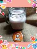 Smoothie de yogur 0%,banana y manzana