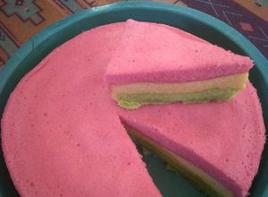 Foto resep Rainbow cake kukus