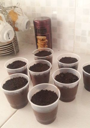 Foto resep Puding Cokelat Lembut Oreo 🍮 (Silky Chocolate Pudding with Oreo)