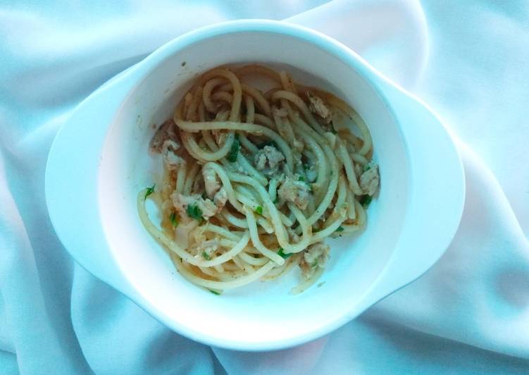 Spaghetti Tuna Daun Kelor