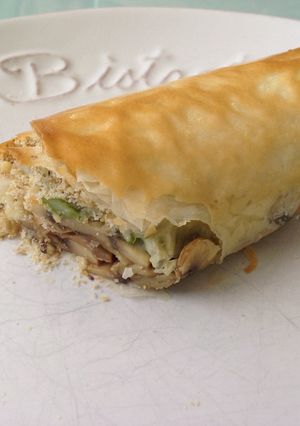 Foto principal de Strudel de champiñones y espárragos