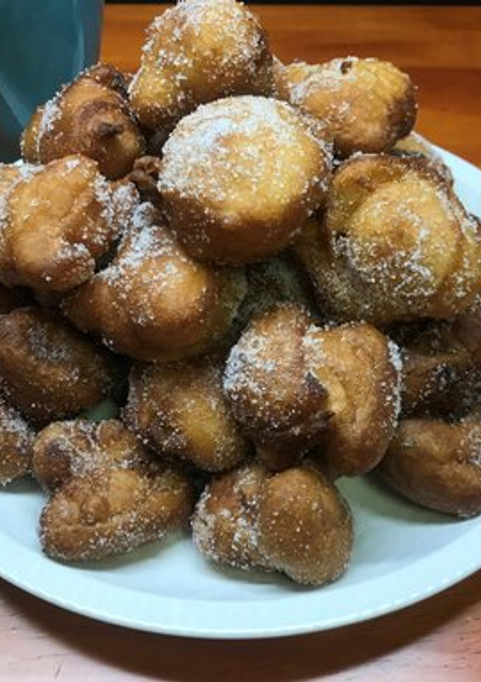 Una foto de Buñuelos de yogur y leche