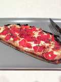 Pan Rustik Bakery con mozzarella y tomates al horno