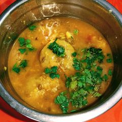 A picture of Cluster Beans Daal Dhokli.