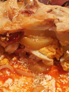 Rakott krumpli gazdagon recept fotója