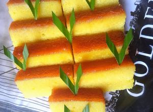 Foto resep Bingka Singkong Karamel Kukus