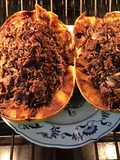 California Farm Wild Rice & Buffalo Meat Stuffed Squash