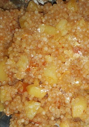 A picture of Sabudana khichdi.