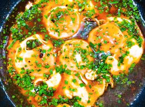 Hình của món Trứng chiên nước tương.