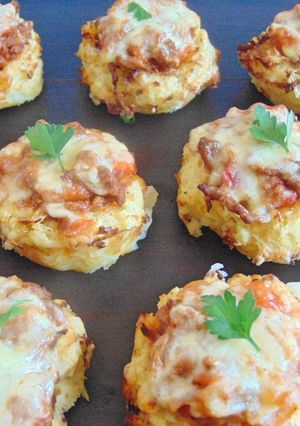 A picture of Mini Cottage Pies With Potato Nests.