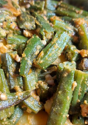 আলু ঢেঁড়স পোস্ত (Aloo dhayronsh recipe in Bengali) রেসিপির প্রধান ছবি