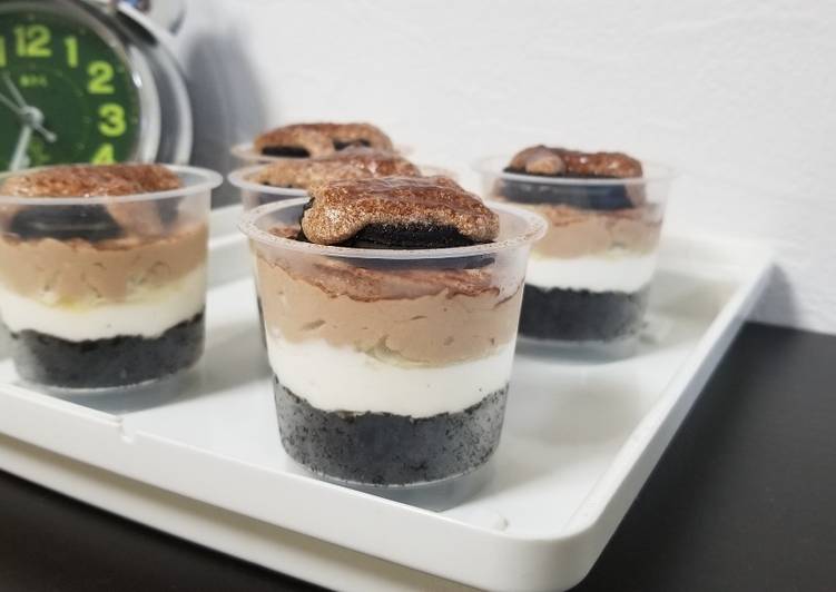 Cara memasak NO BAKE dessert box oreo milo  yang Bisa Manjain Lidah