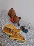 Bradj / Galette de semoule aux dattes