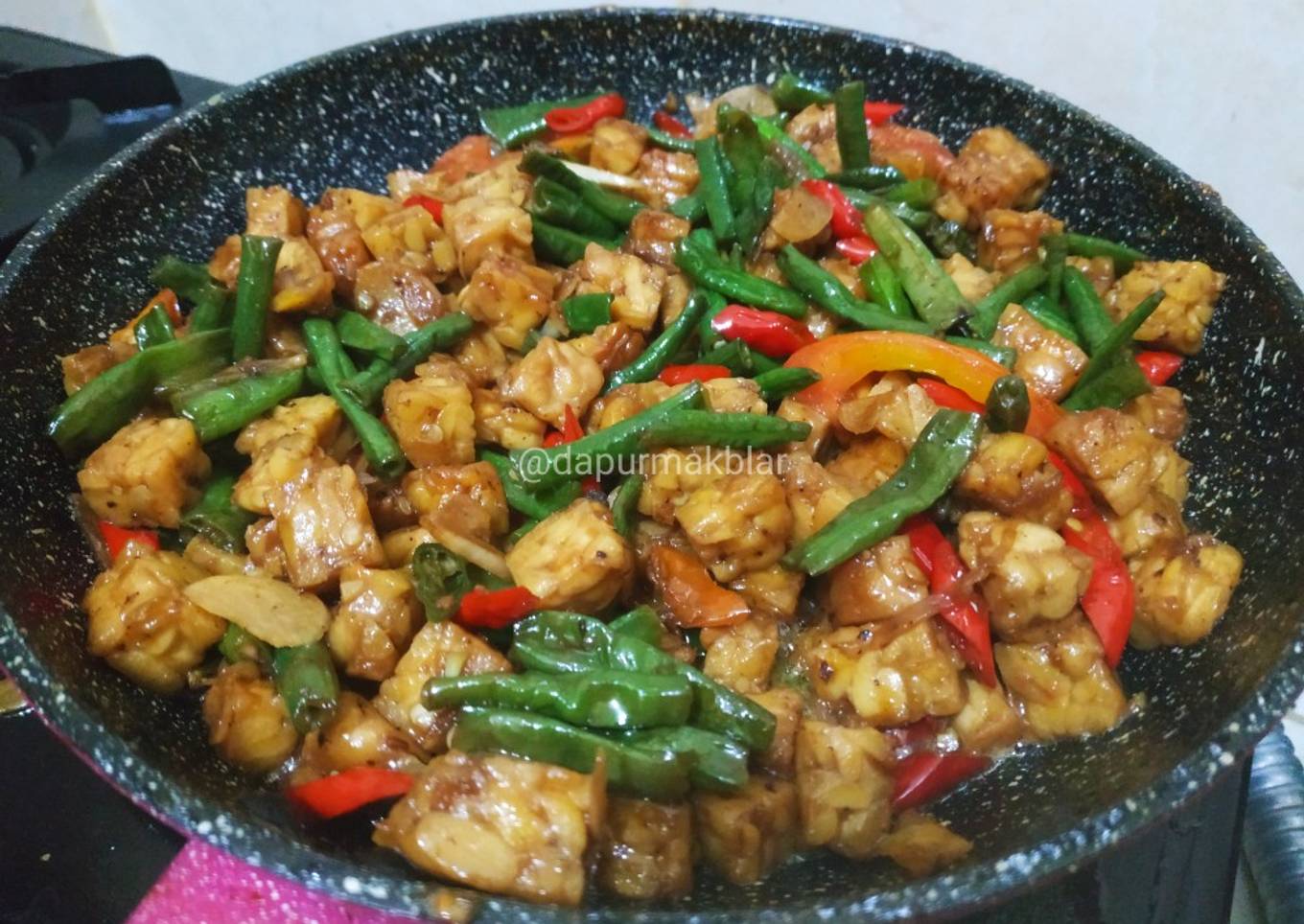 Orek Tempe Kacang Panjang