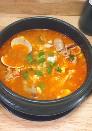 韓式起司豆腐鍋 的食譜成品照片