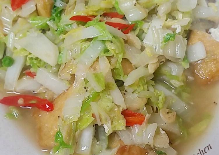 Tumis Sawi dan Rebon