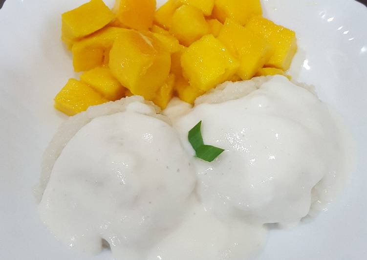 Resep Mango sticky rice Anti Gagal