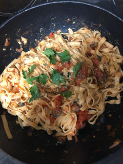Una foto de Spaghetti puttanesca