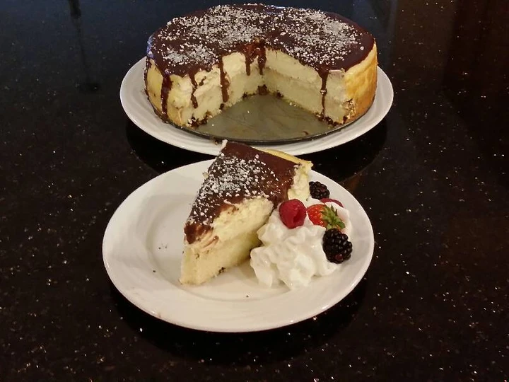 Easy Ways Prepare|Recipe} Boston Cream Pie Cheesecake the Can Spoil the Tongue, Delicious