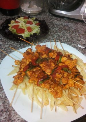 صورة لوصفة دجاج مشوي على الطاجين