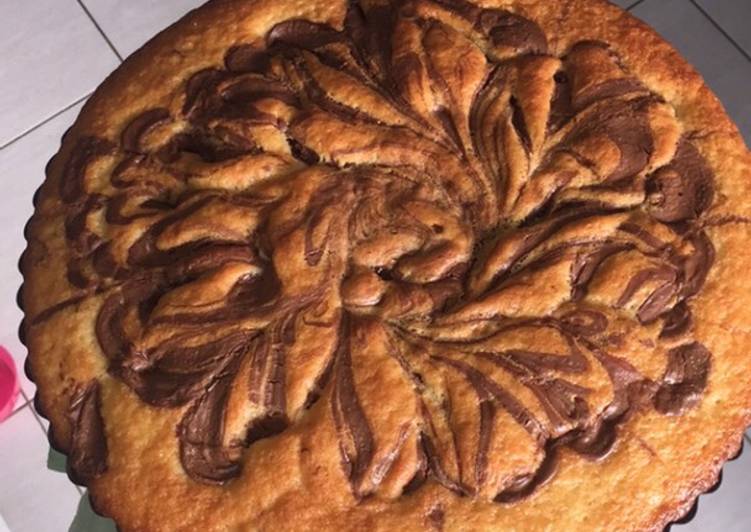 Comment Servir Gâteau au yaourt et nutella