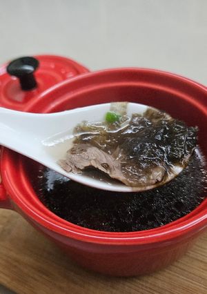 豬五花紫菜湯 的食譜成品照片