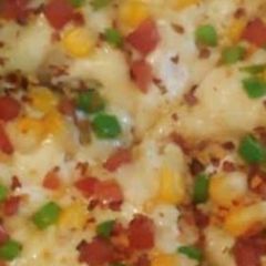 A picture of Veg spicy pizza.