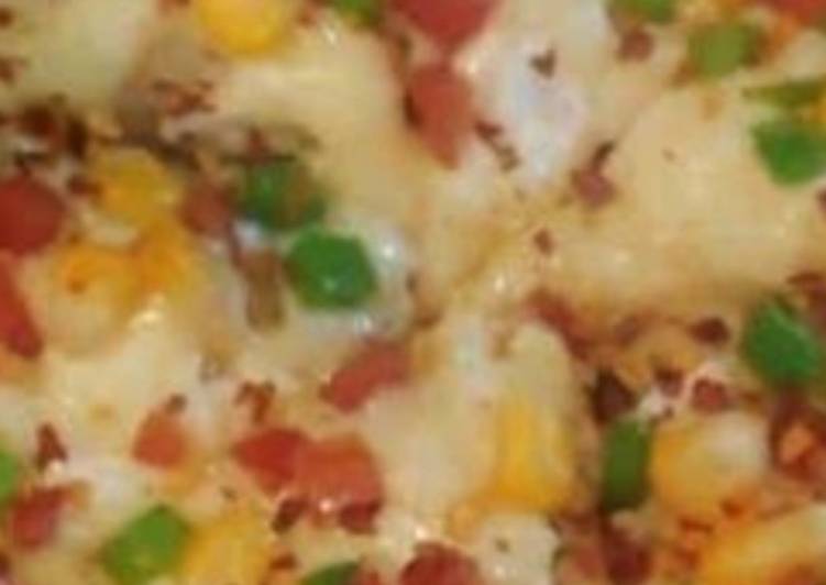 Recipe of Homemade Veg spicy pizza