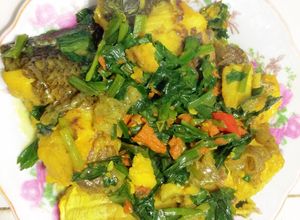 Hình của món Cá kho nghệ.