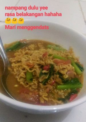 Foto resep Mie tek tek kuah pedas