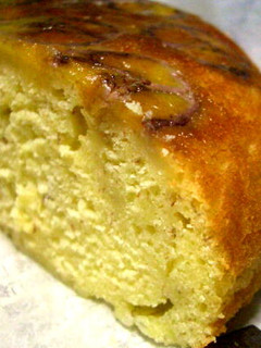 A picture of Easy Banana Cake in a Rice Cooker with Pancake Mix.