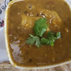 A picture of Dal dhokli.