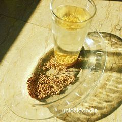 A picture of Fenugreek seeds Water.