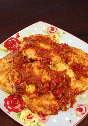 Foto resep Telur ceplok balado