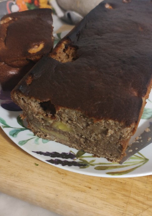 Una foto de Pan de plátano 🍌 con harina de avena