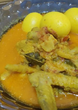Foto resep Ayam santan bumbu kuning+ telur