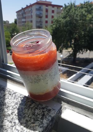 Foto de Pudim de chia com morangos