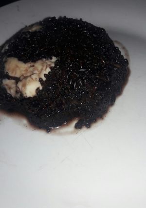 Una foto de Arroz negro con quinoa negra