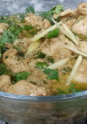 A picture of Chicken White Karahi.